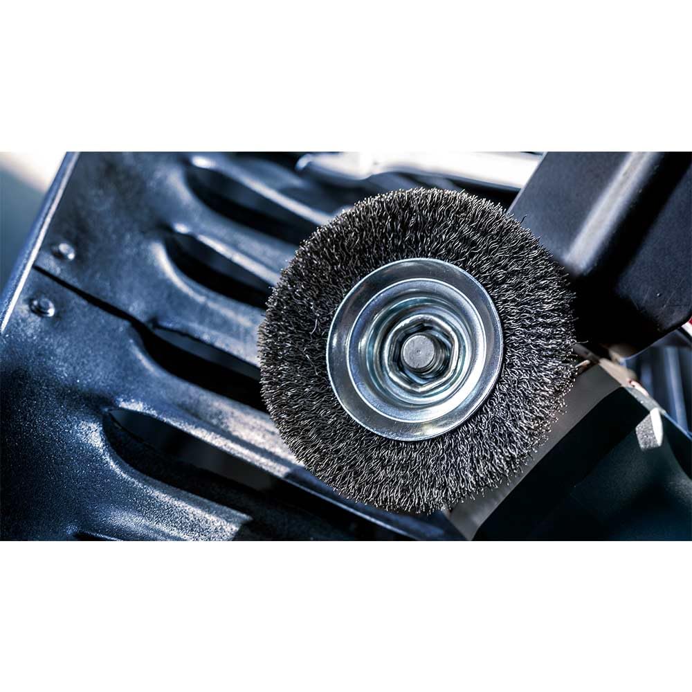 Bosch PRO Steel brosse conique 100 mm M14 fils torsadés acier