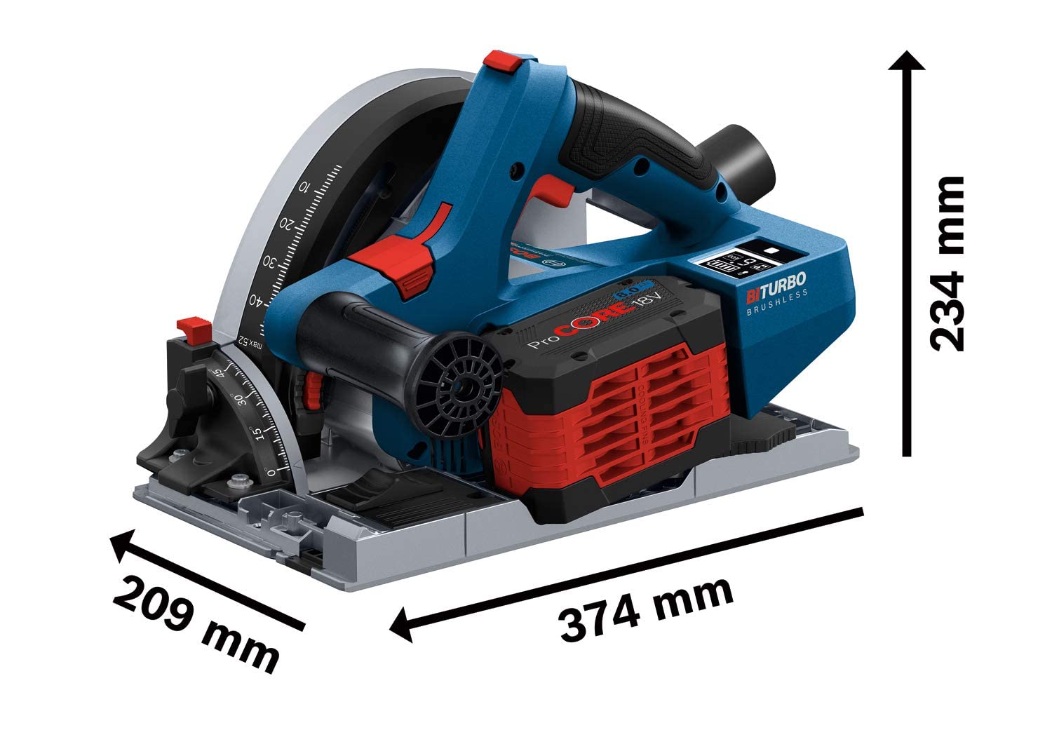 Bosch GKT 18V-52 GC scie plongeante sans fil 140 mm