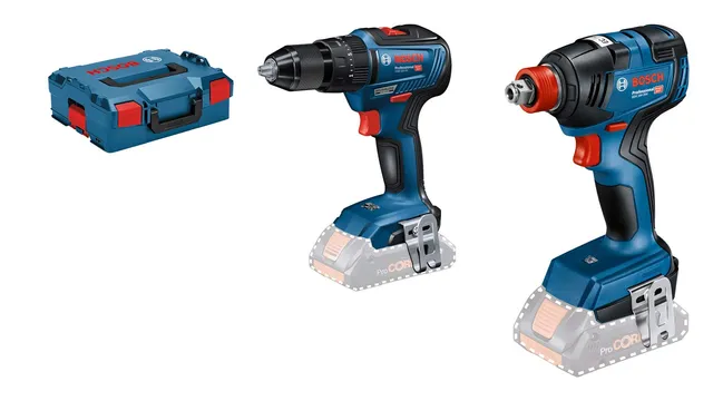 Bosch GDX 18V-200 + GSB 18V-55 set 18V L-BOXX sans batterie