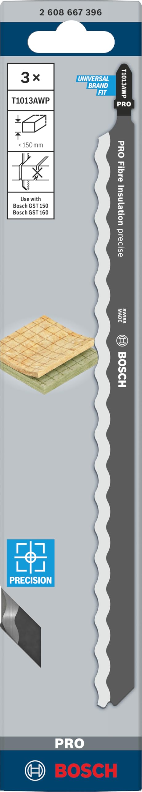 Bosch T1013AWP lame scie sauteuse isolant fibre 150 mm