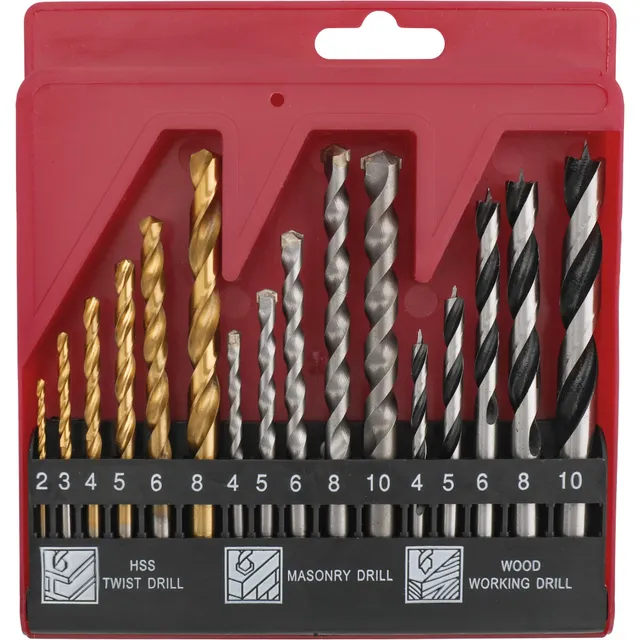 Hi-Spec Screwdriver Bit Sets coffret forets 16 pièces métal