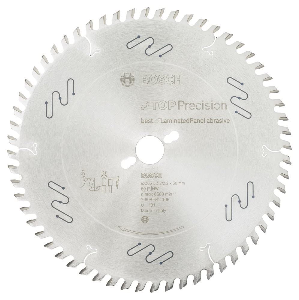 Bosch Lame scie circulaire 250x30 mm 80 dents stratifié