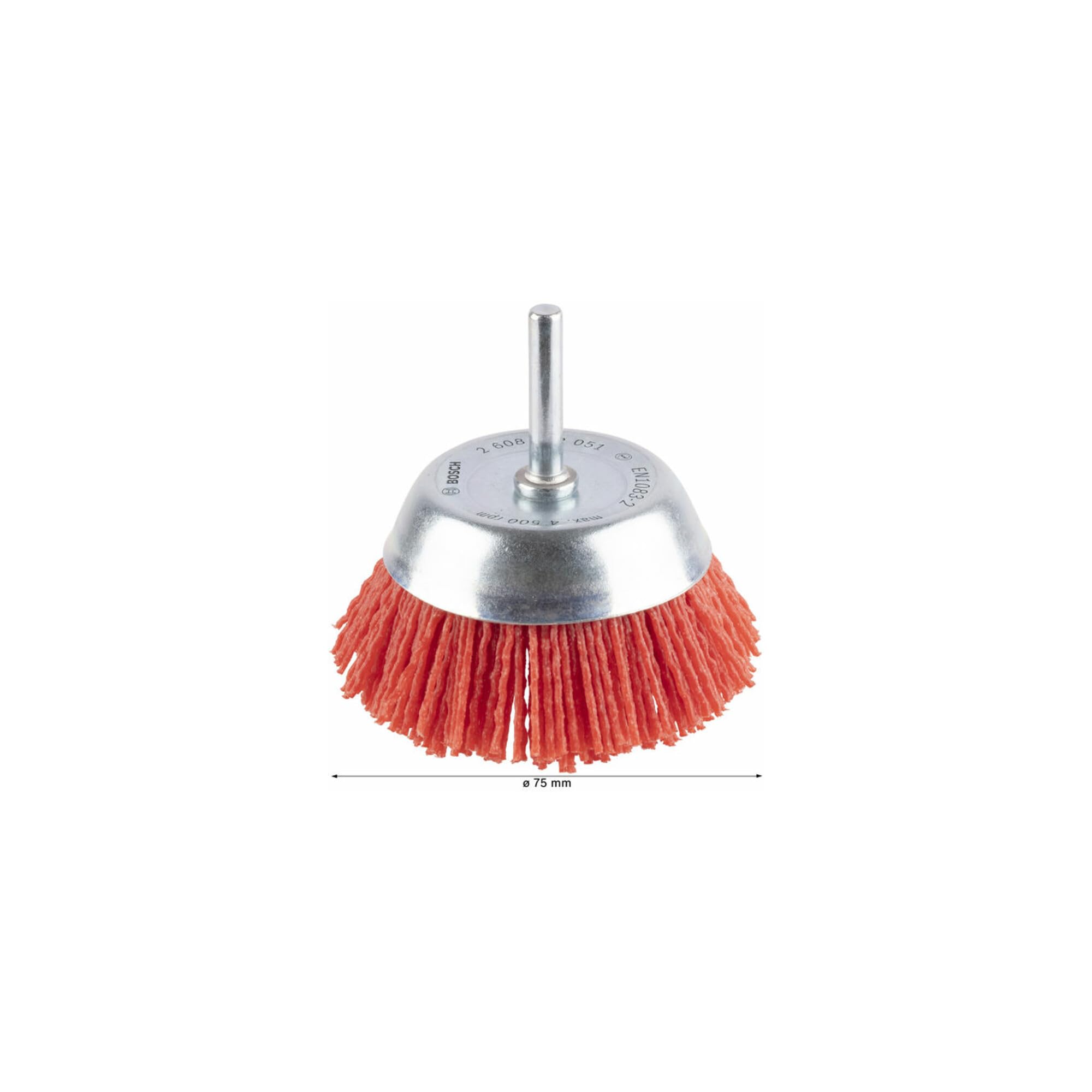 Bosch PRO brosse boisseau nylon 75 mm queue 6 mm perceuse