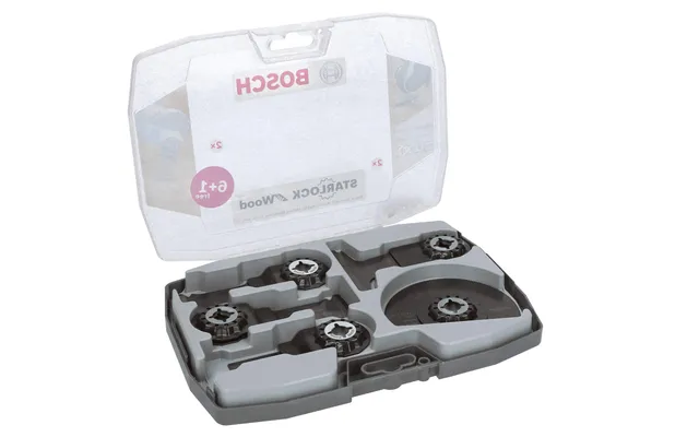 Bosch Accessoires 2608664623 Coffret 6 Lames Starlock Bois Métal