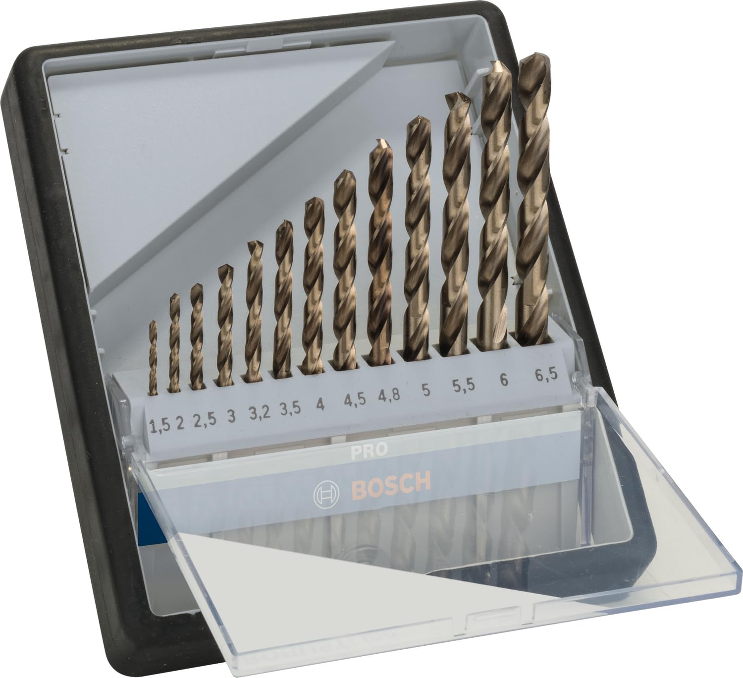Bosch Forets coffret PRO Inox HSS-Co 10 pces 1-10 mm