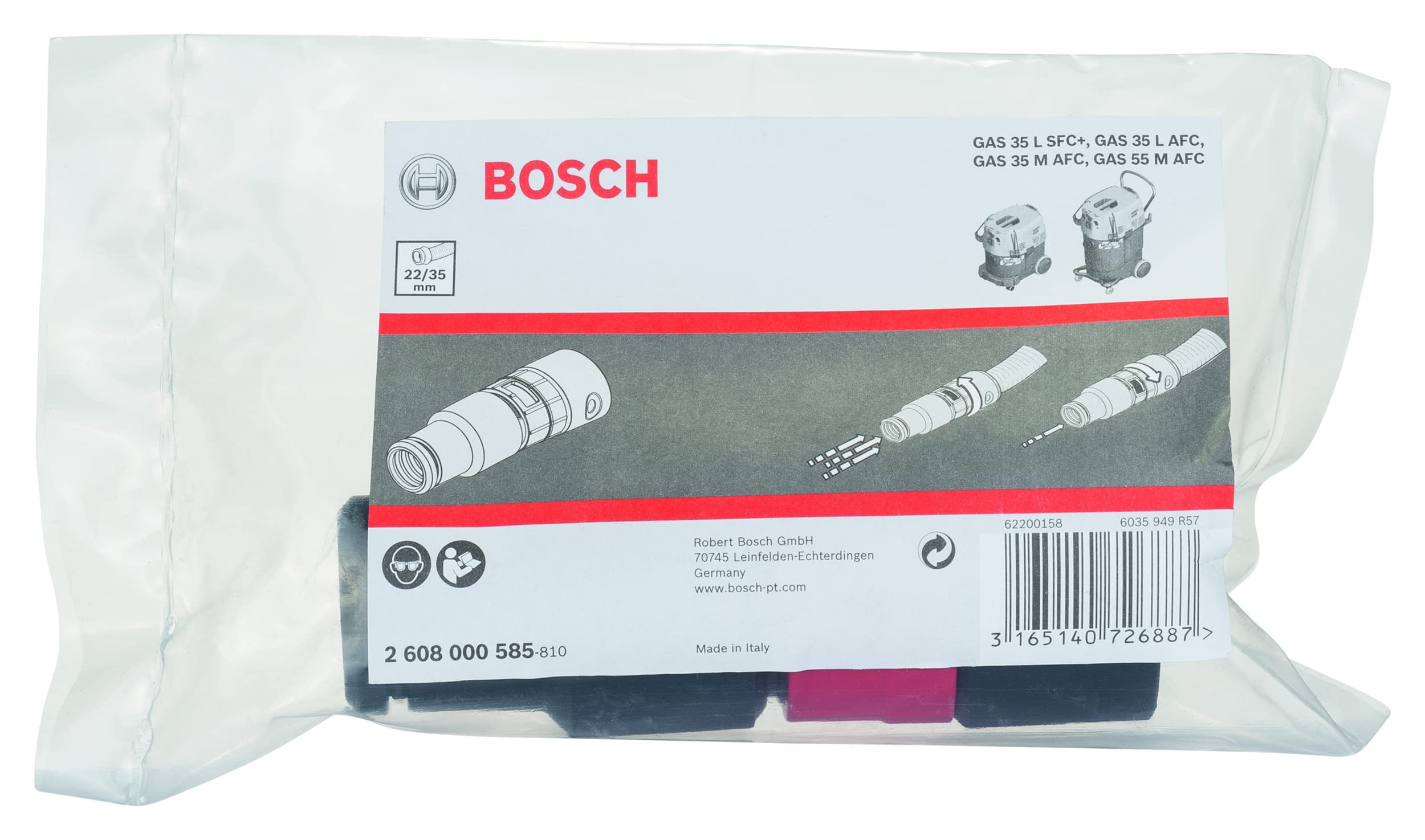 Bosch Adaptateur PRO manchon aspirateur 22/35 mm