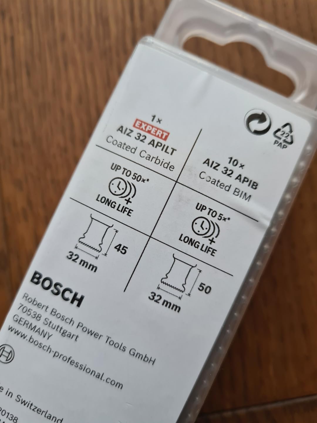 Bosch PRO AIZ 32 APIB lame outil multifonction 11 pièces
