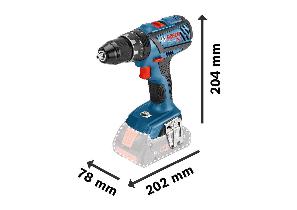 Bosch GSB 18V-28 perceuse percussion 18V 2x3,0Ah L-Case
