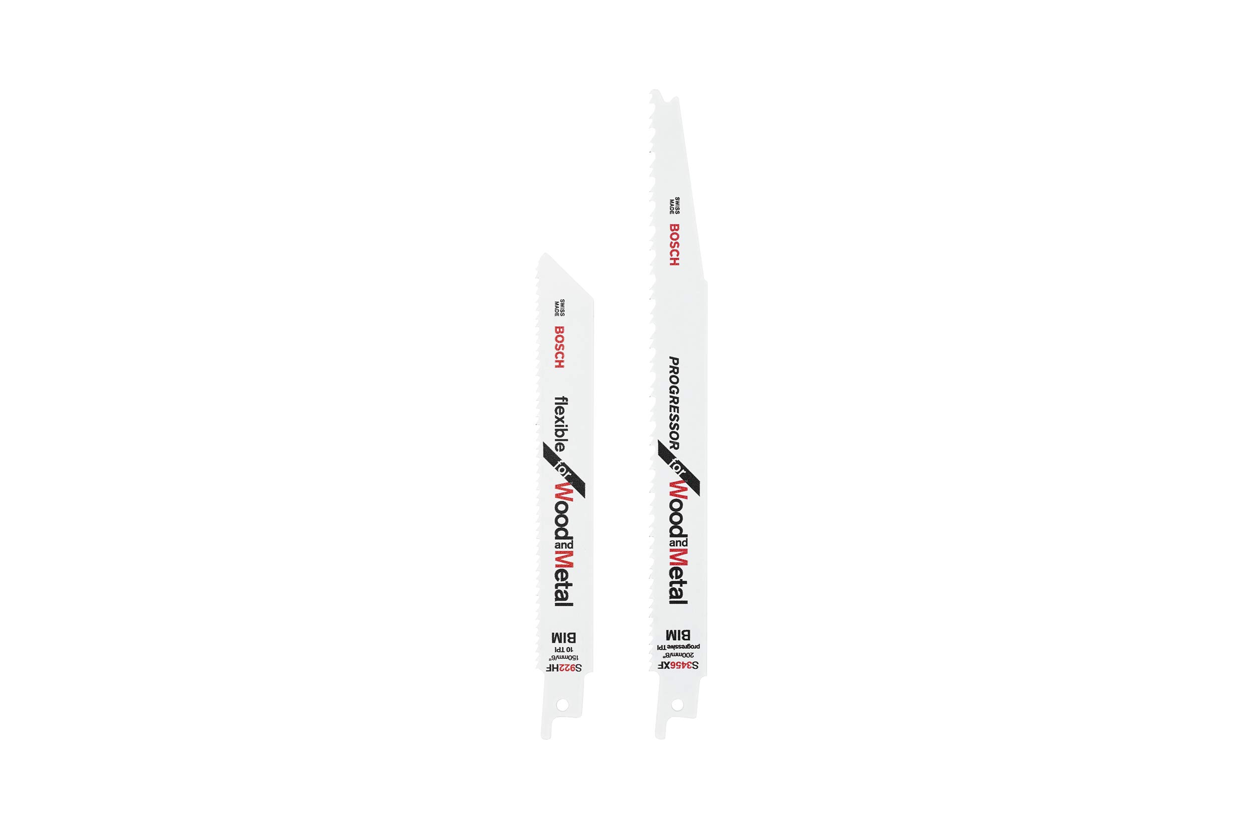 Bosch S922HF+S3456XF coffret 2 lames scie sabre bois métal