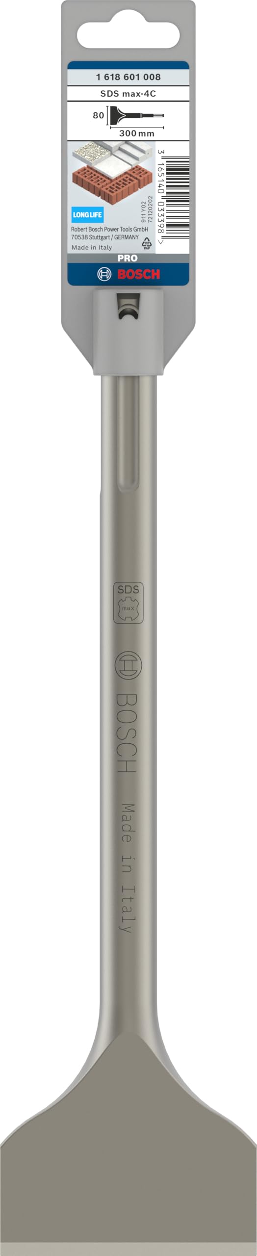 Bosch Burin bêche SDS-max 300 x 80 mm béton