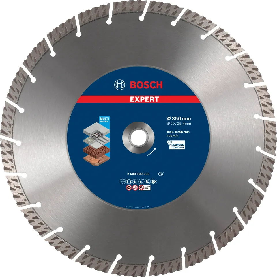 Bosch EXPERT disque diamant béton Ø350 mm Multi Material