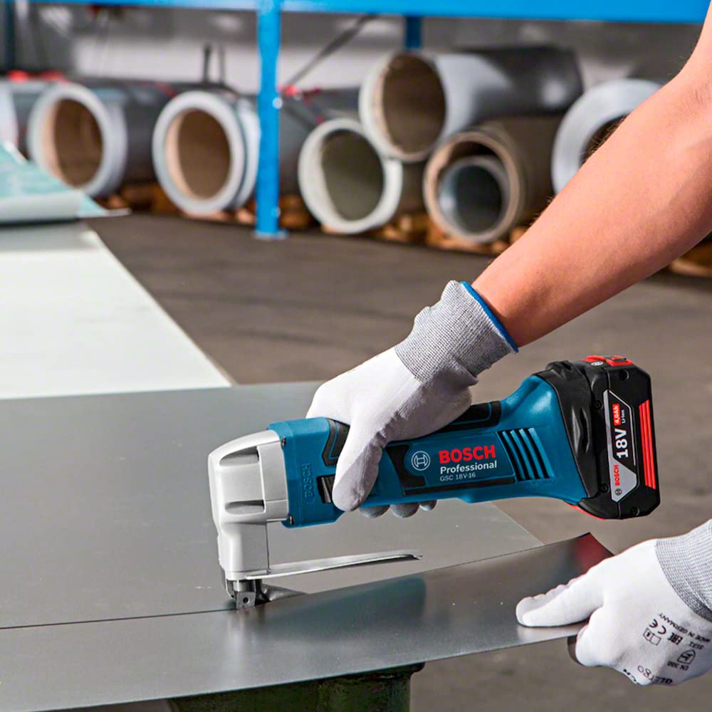 Bosch GSC 18V-16 cisaille tole sans fil 18V carton