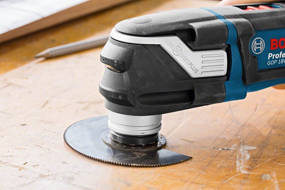 Bosch GOP 18V-28 découpeur-ponceur 18V 2x5,0 Ah+Coffret