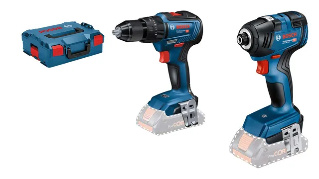 Bosch GDR 18V-200 + GSB 18V-55 coffret L-BOXX sans batterie