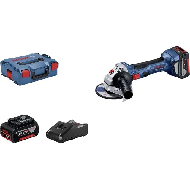 Bosch GWS 18V-7 meuleuse angulaire 125 mm 18V 2x4,0 Ah