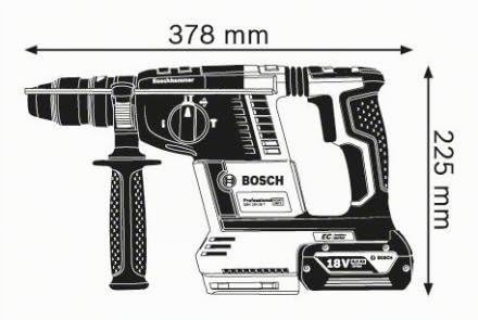 Bosch GBH 18V-26F perforateur SDS Plus 18V 6Ah