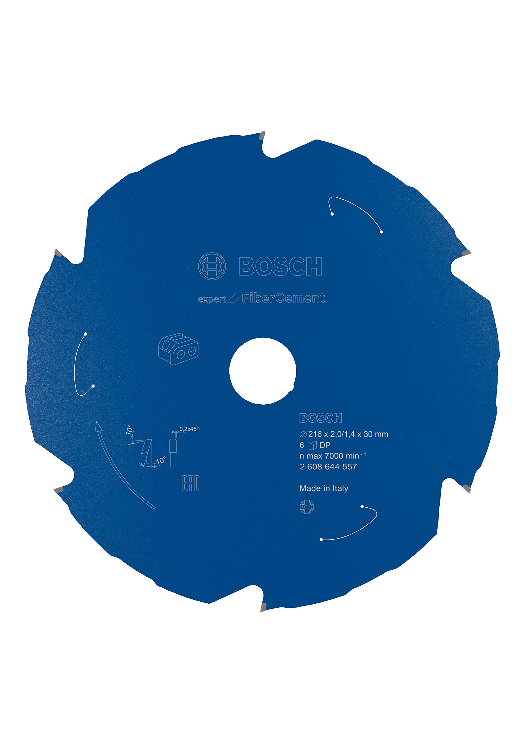 Bosch Expert lame de scie circulaire 216 mm fibrociment 6 dents
