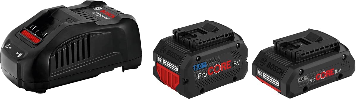 Bosch ProCORE18V set 2 batteries 8.0Ah + GAL 1880 CV