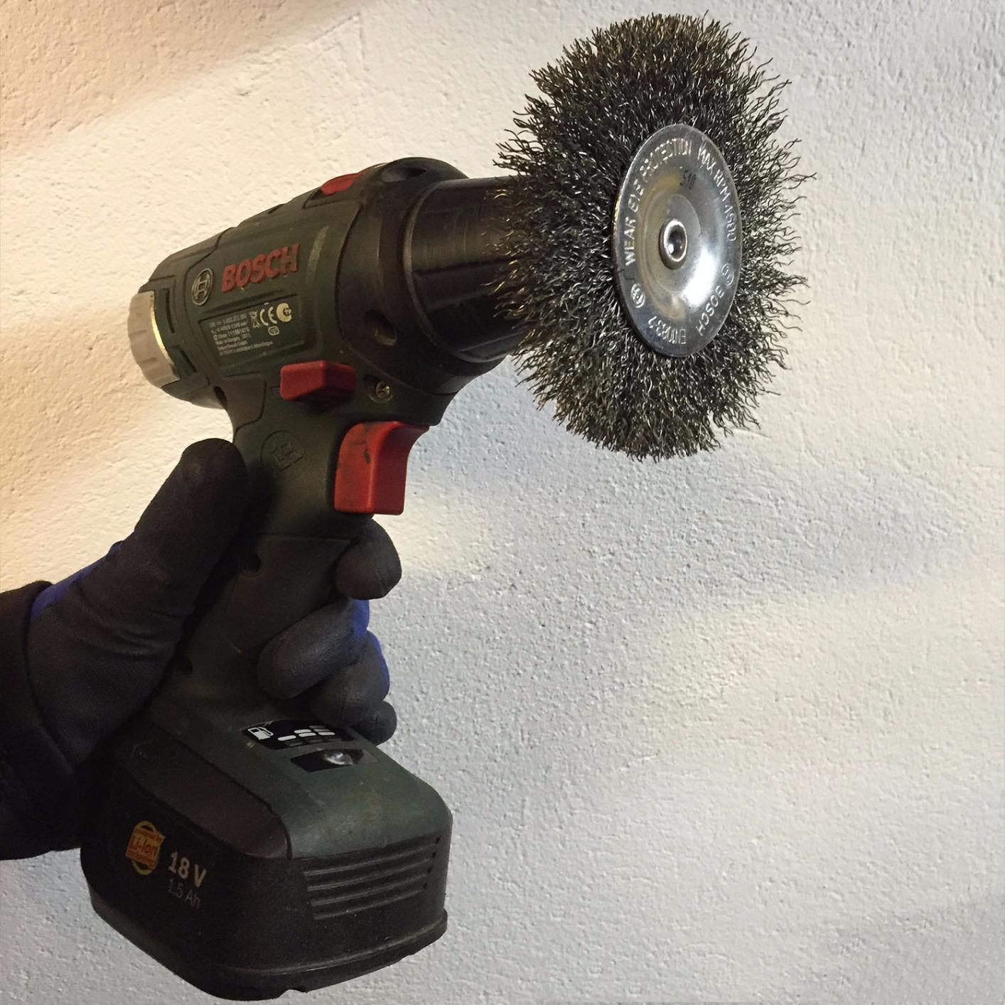 Bosch PRO Steel brosse circulaire acier 100x10 mm queue 6 mm