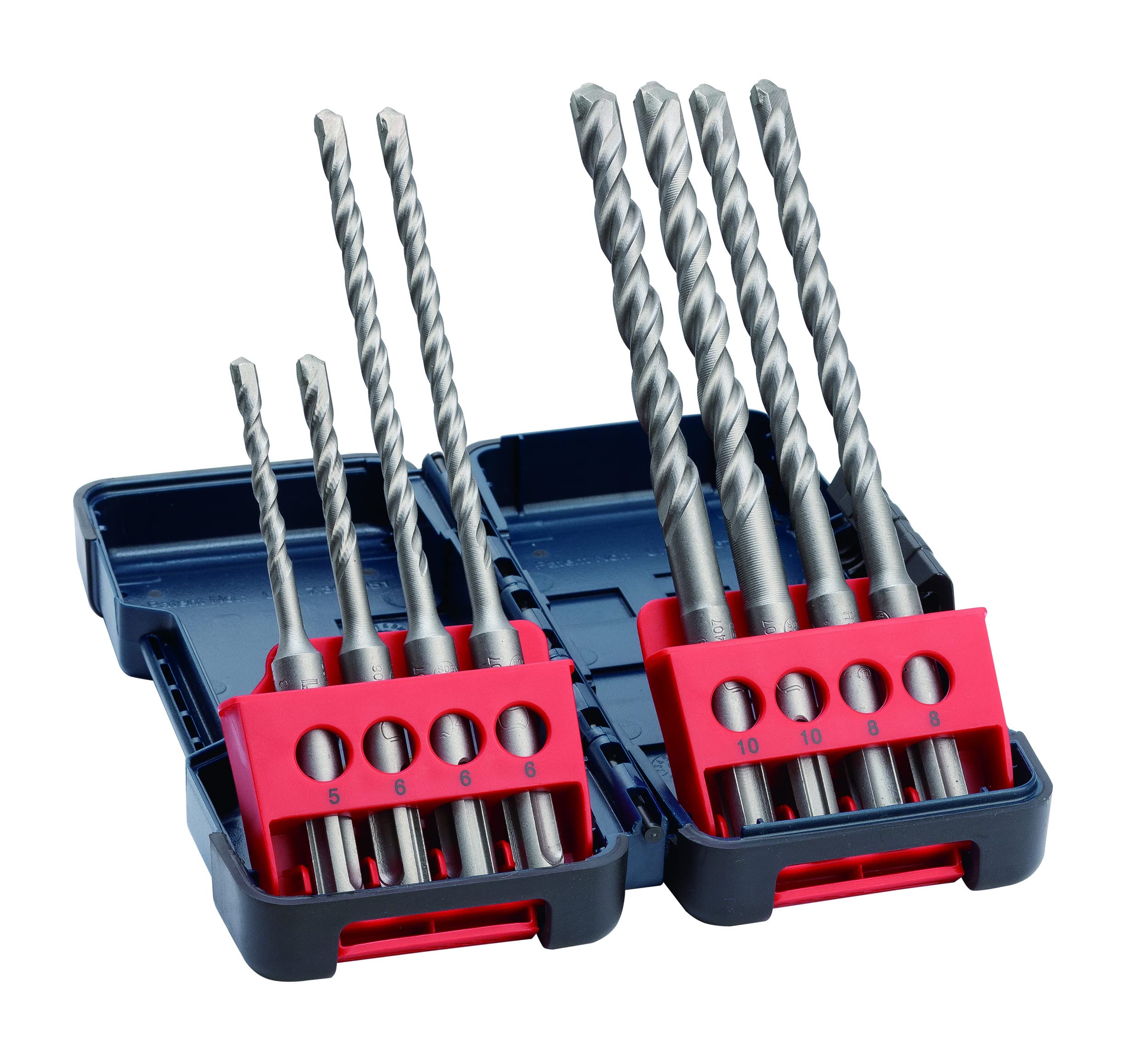 Bosch SDS Plus-3 Coffret Forets Béton 8 Pièces ToughBox