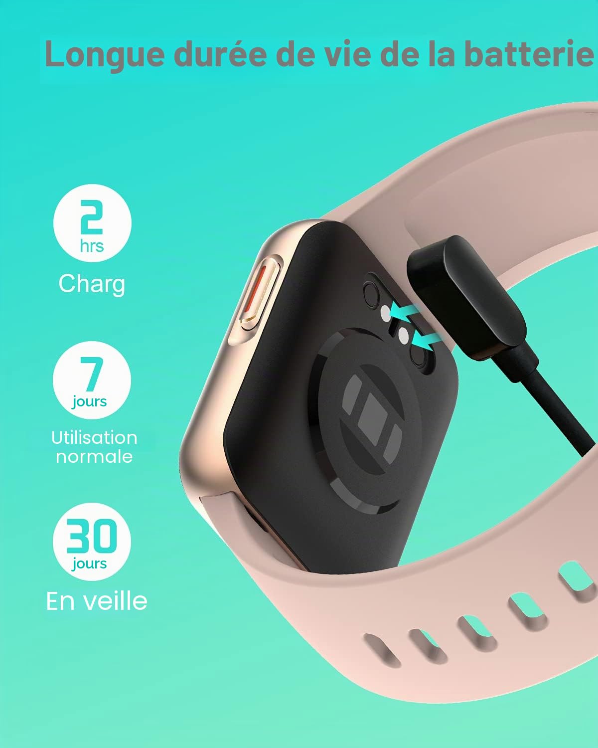 GRV montre connectée sport cardio oxymètre IP68