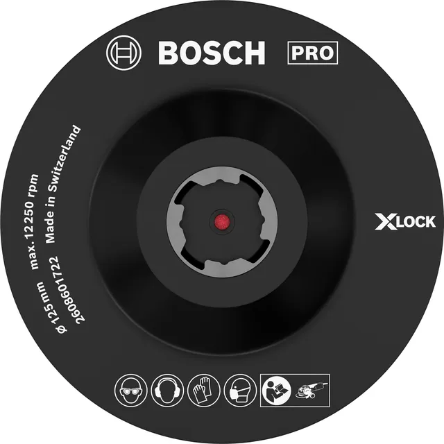 Bosch plateau de ponçage X-LOCK 125 mm auto-agrippant