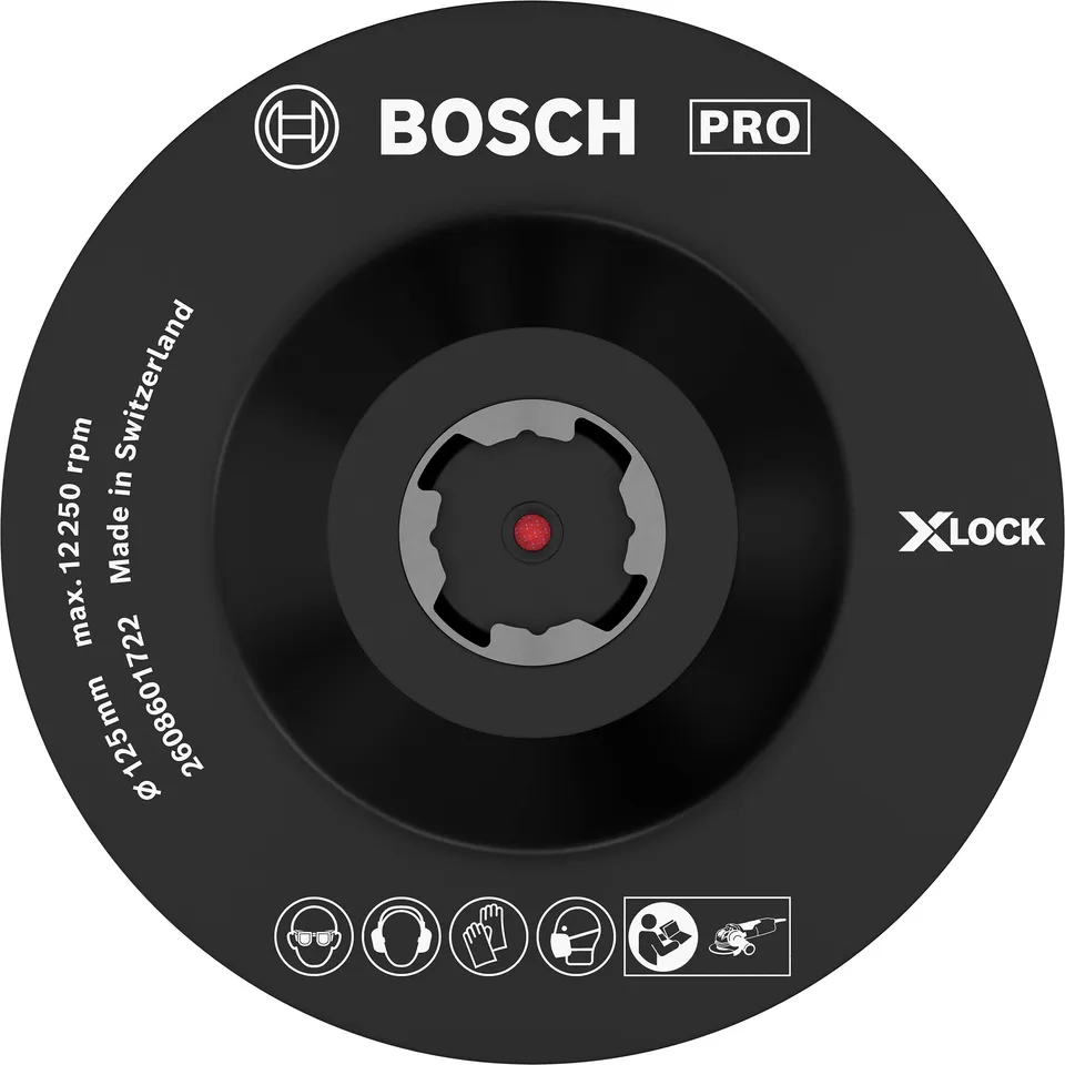 Bosch plateau de ponçage X-LOCK 125 mm auto-agrippant