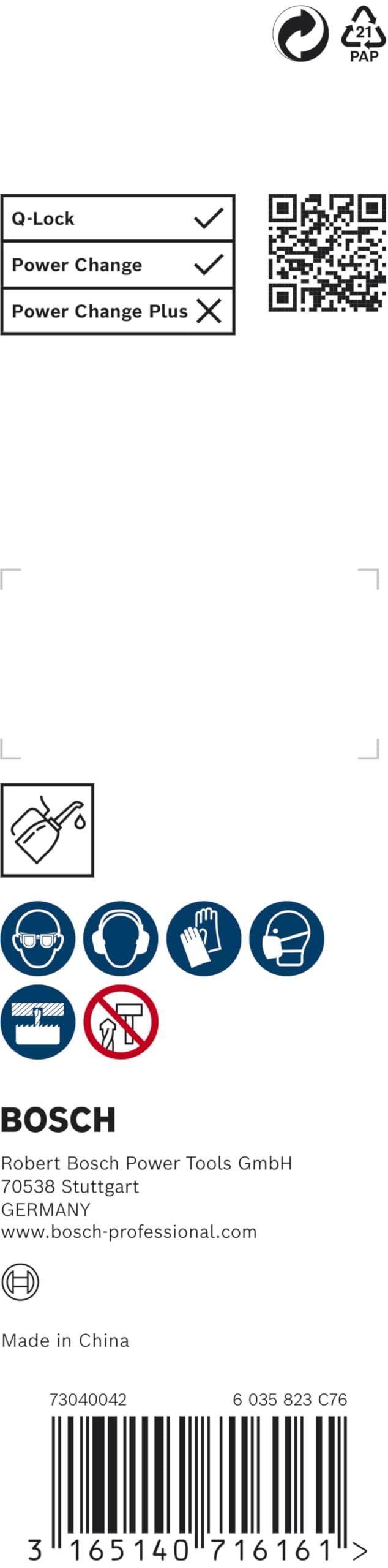 Bosch PRO Pilot foret pilote scie trépan 100 mm Q-Lock