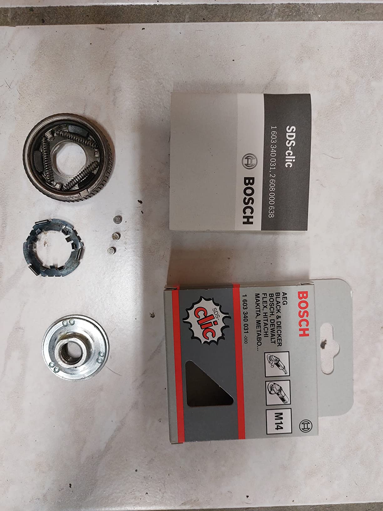 Bosch SDS Clic écrou rapide M14 meuleuse d'angle