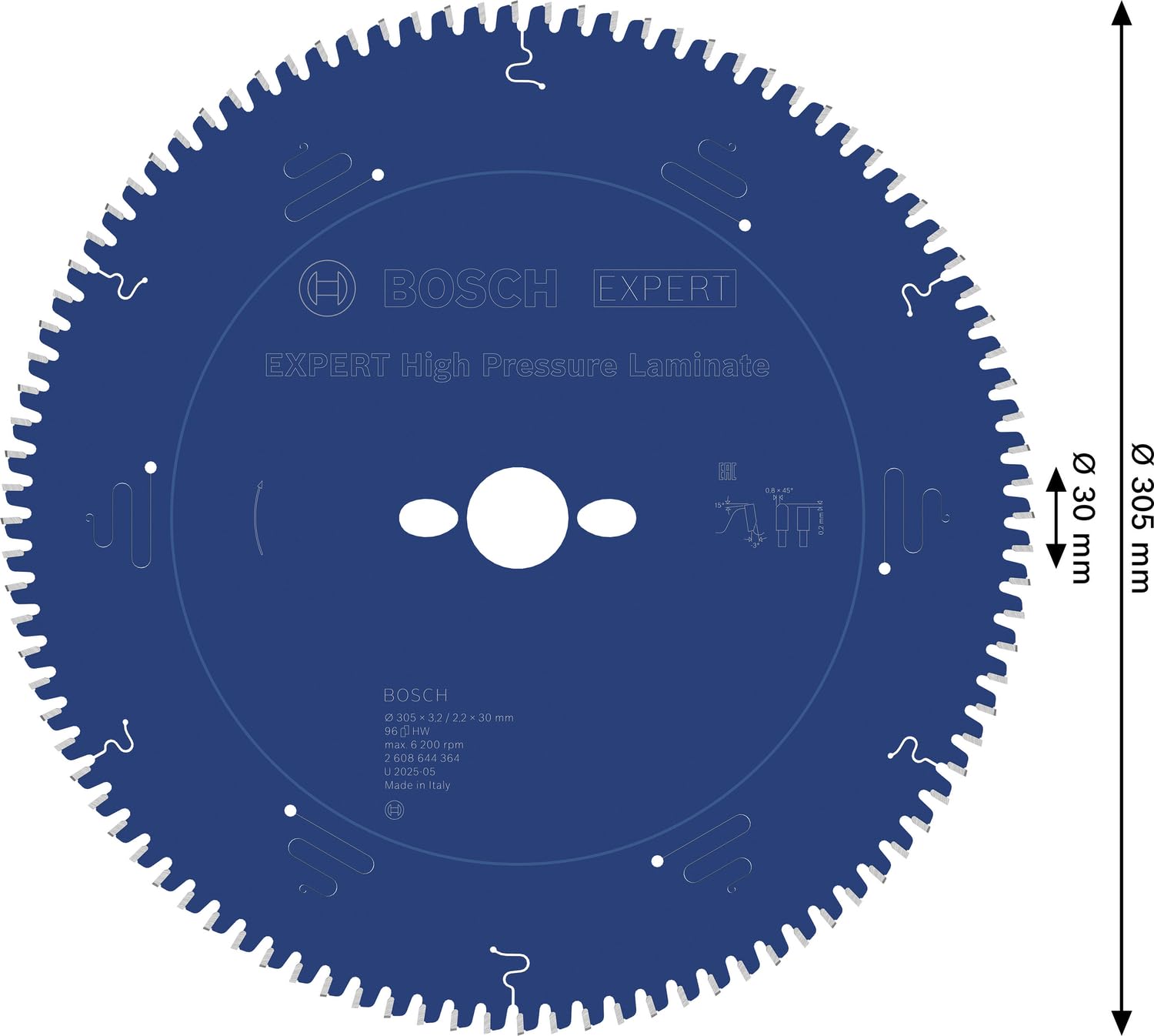 Bosch EXPERT Laminate lame circulaire 305 mm 96 dents