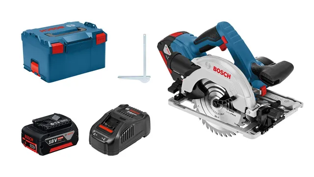 Bosch GKS 18V-57G scie circulaire 165 mm 18V 2x5,0 Ah
