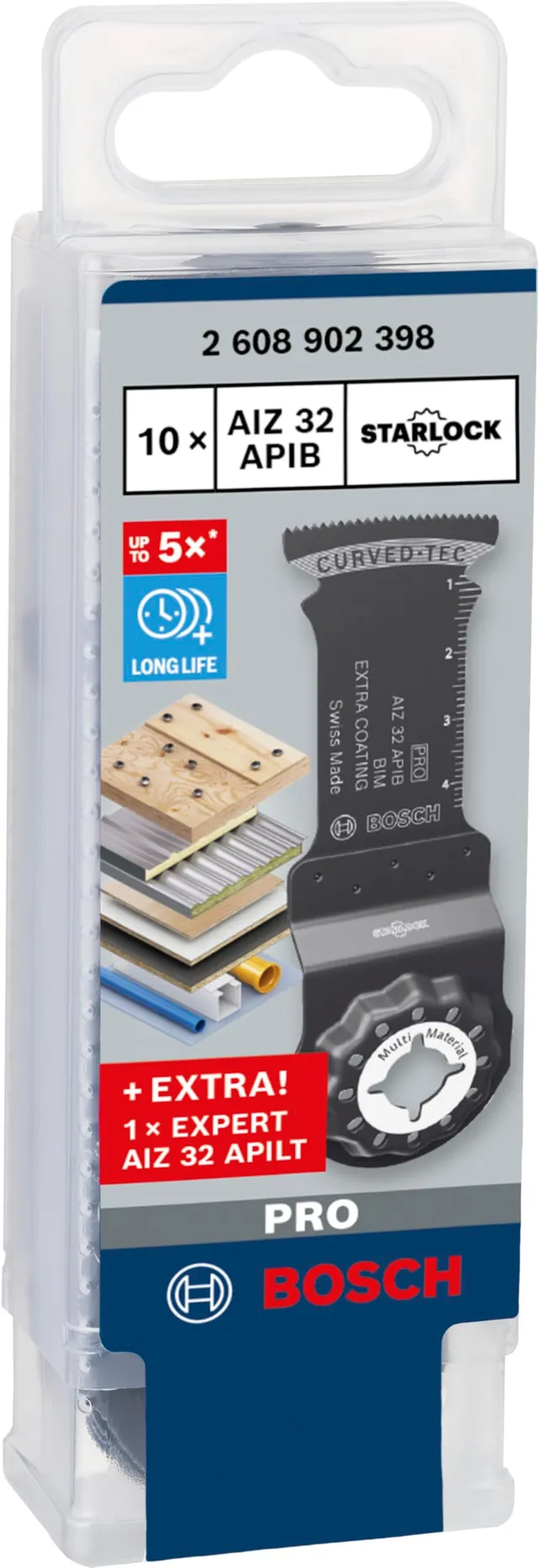 Bosch PRO AIZ 32 APIB lame outil multifonction 11 pièces