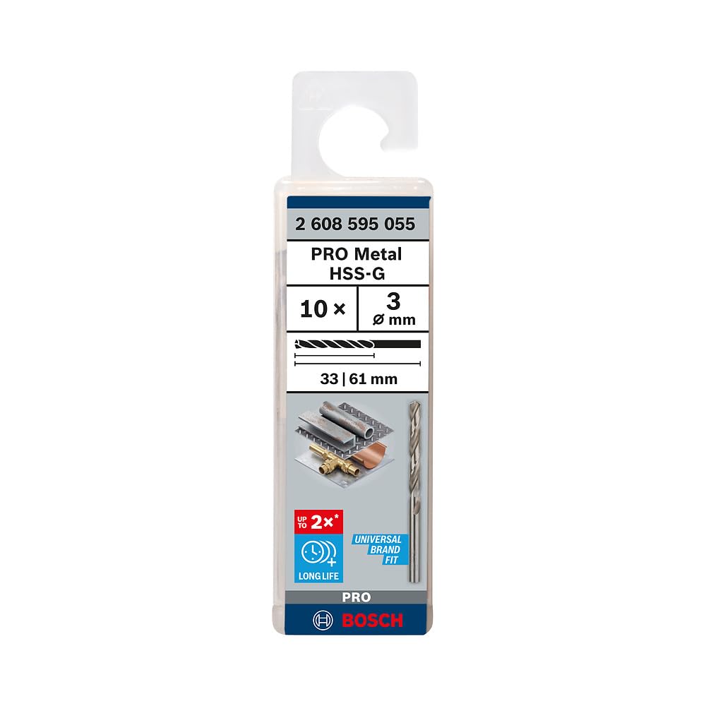 Bosch PRO Metal foret HSS-G 3,00 mm acier