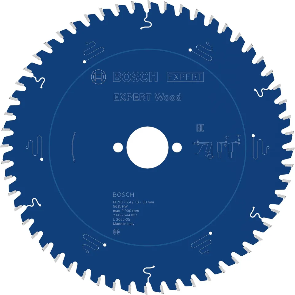 Bosch EXPERT Wood Lame scie circulaire 210x30 T56