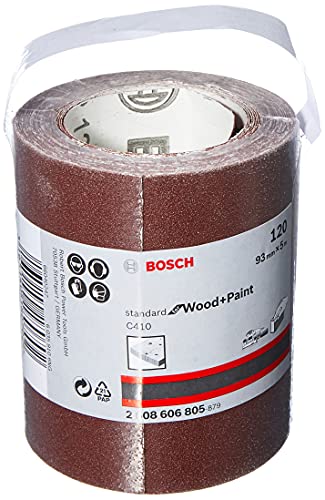 Bosch Abrasifs C410 rouleau abrasif grain 120 93mm x 5m