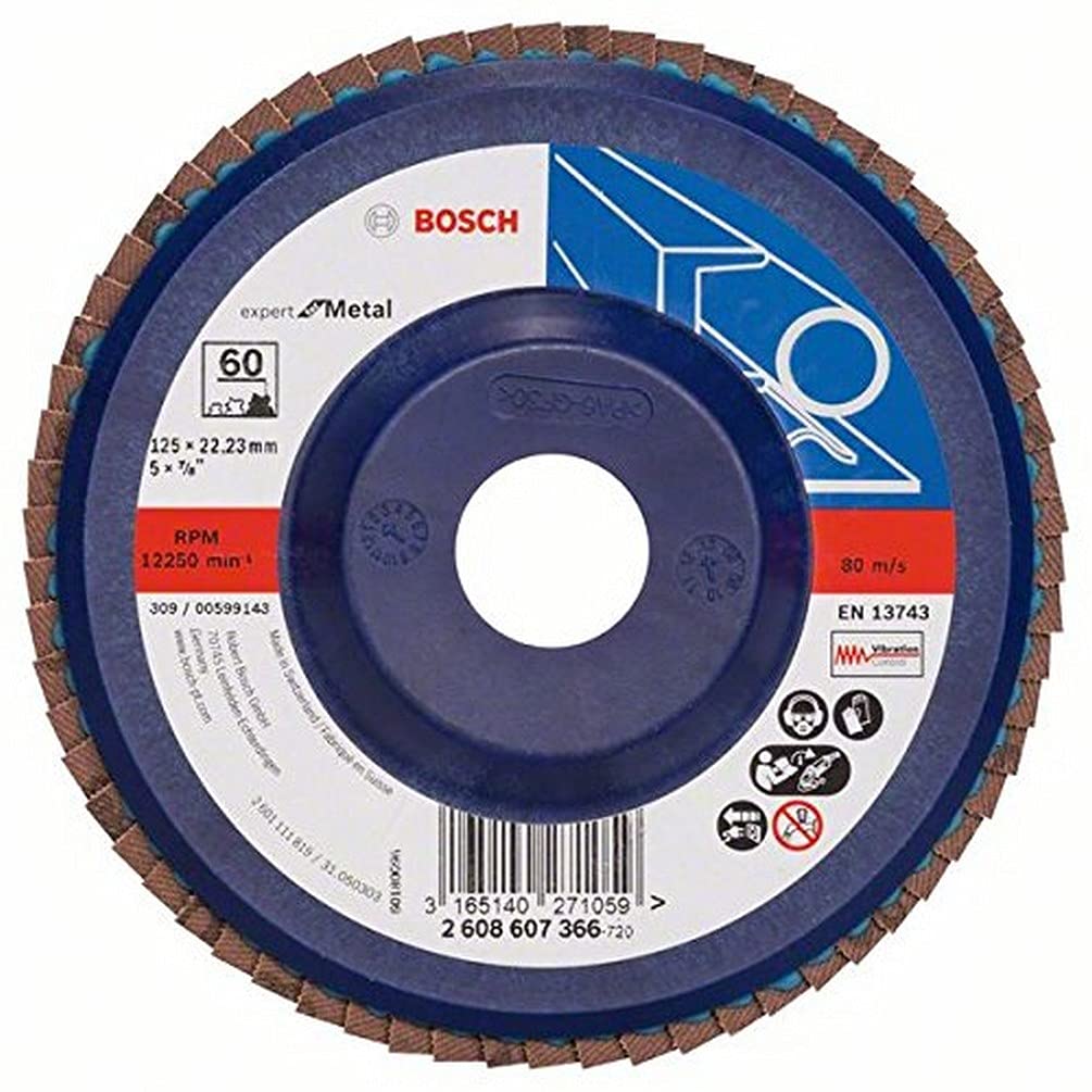 Bosch X551 Plateau à lamelles 125 mm grain 120 métal