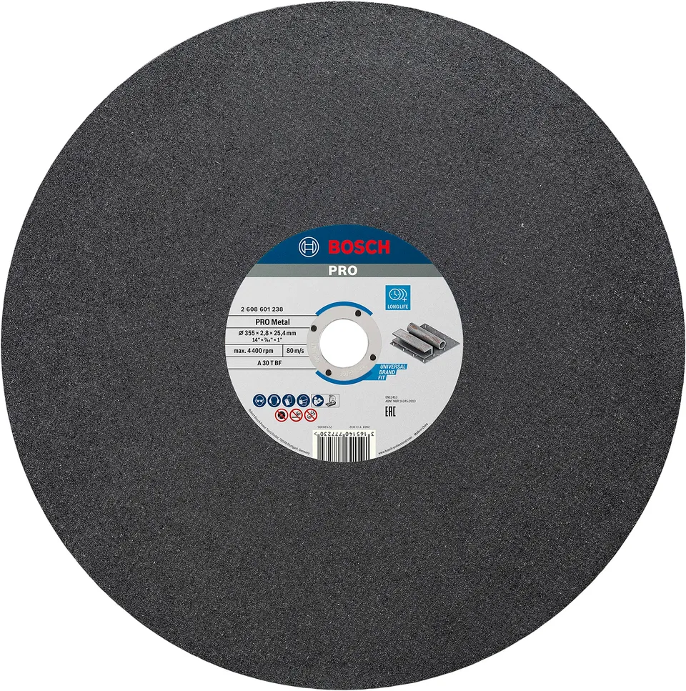 Bosch PRO Metal disque à tronçonner Ø 355 mm acier 25,4 mm