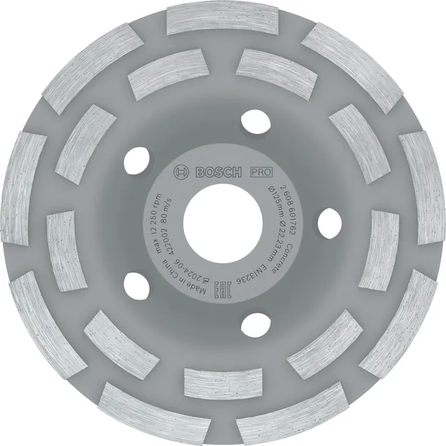 Bosch Meule assiette diamant béton 125 mm