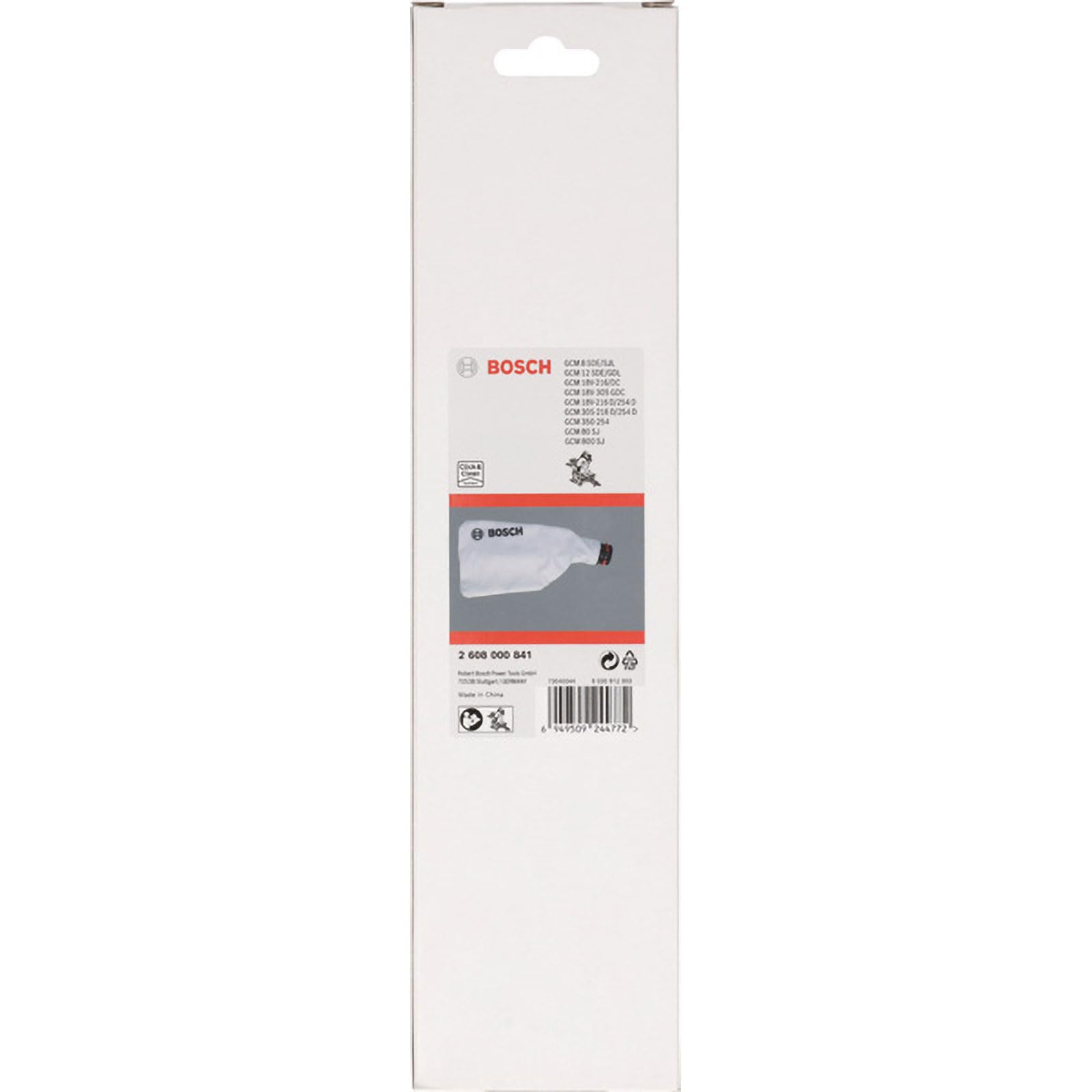 Bosch sac à poussière Click and Clean tissu pour scie à onglets