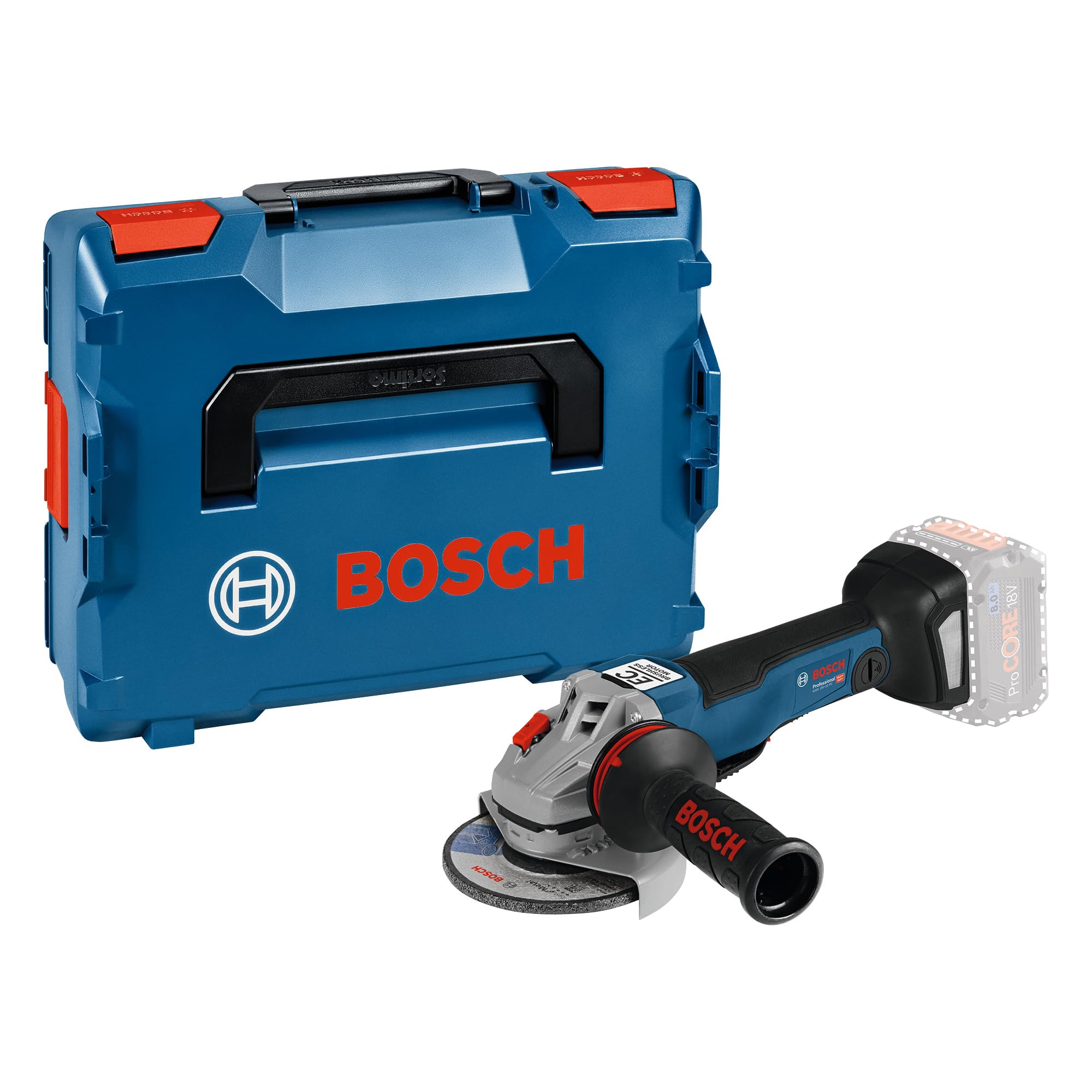 Bosch GWS 18V-10 PSC meuleuse d’angle 125mm L-Boxx sans batterie