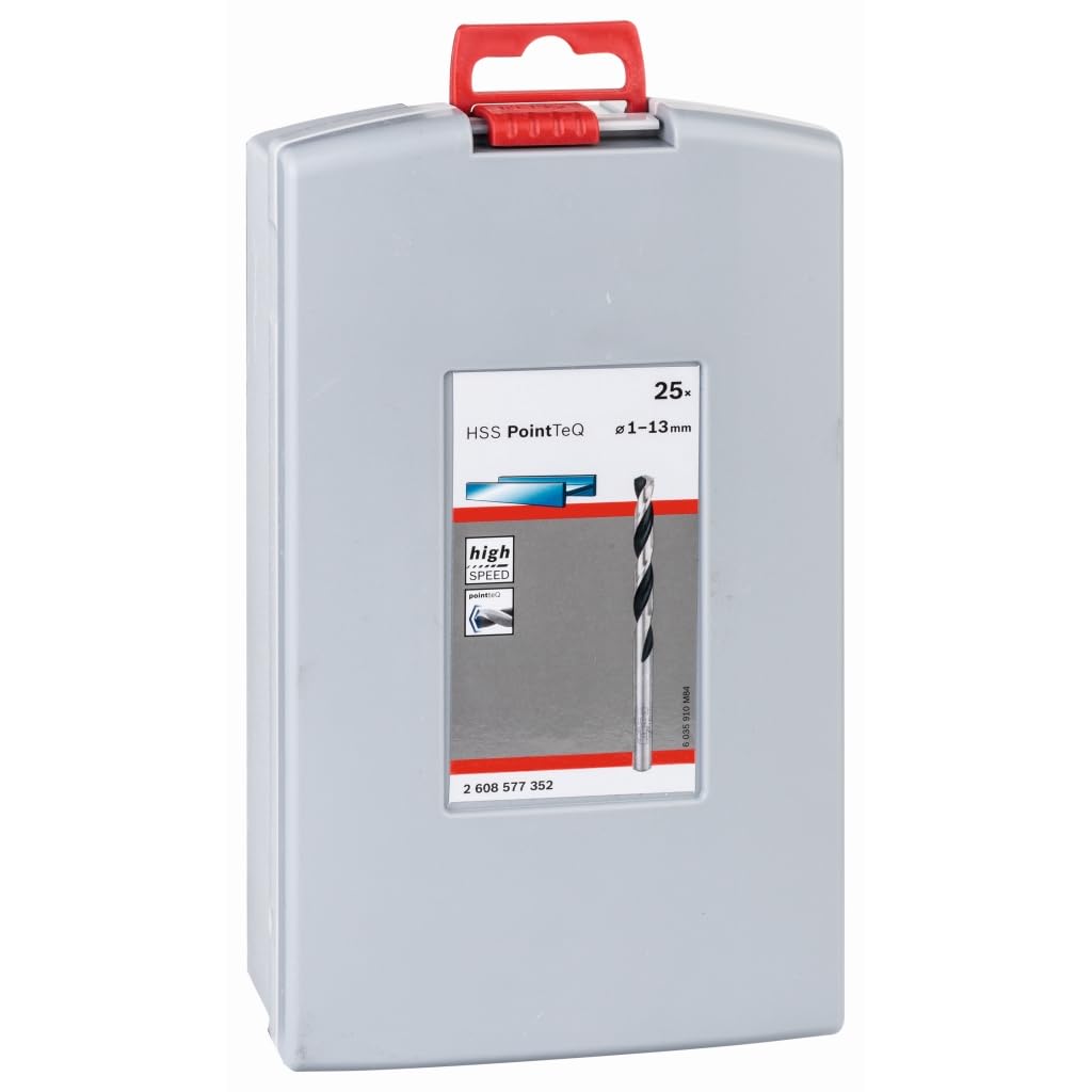 Bosch PointTeQ Coffret 25 forets HSS métal 1-13 mm