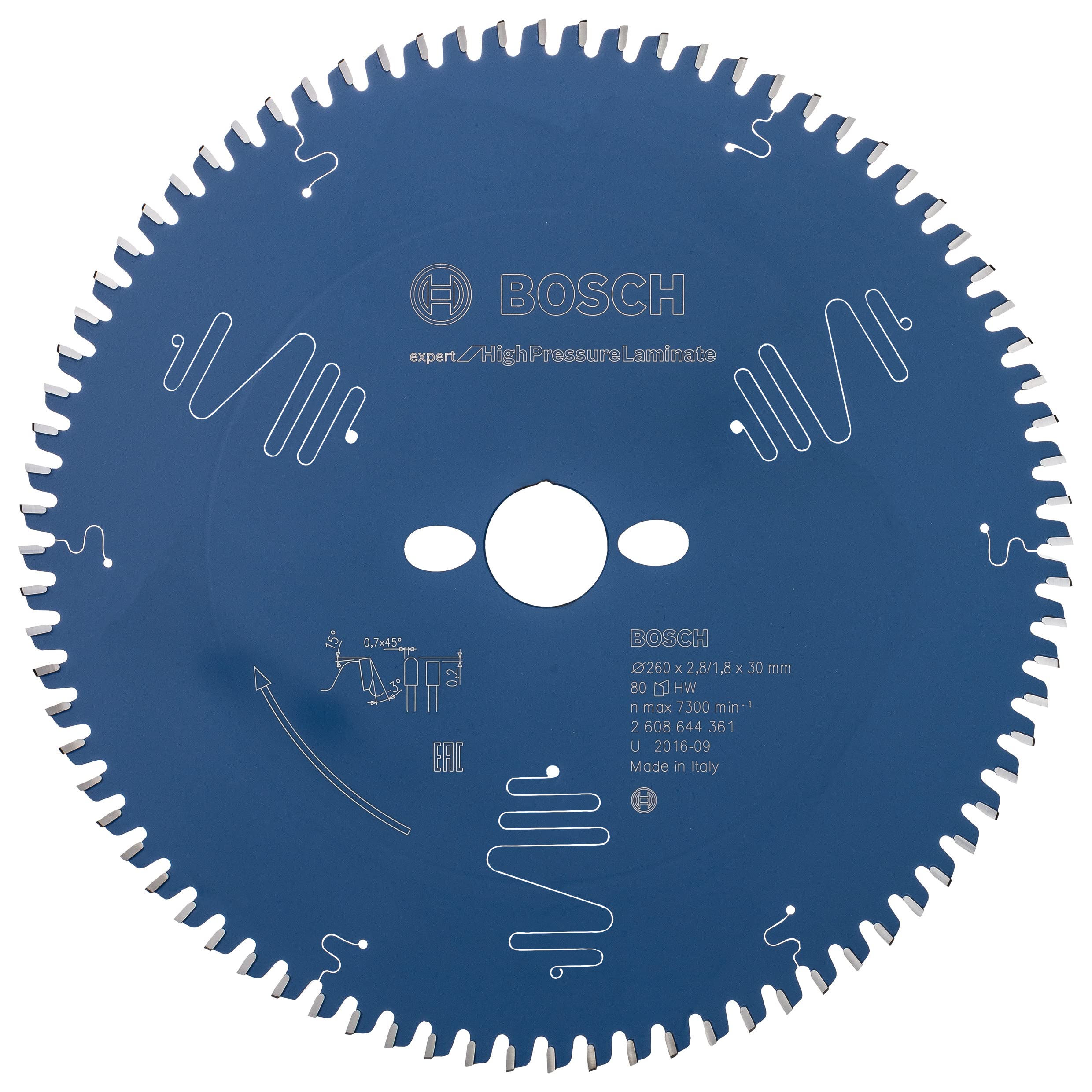 Bosch EXPERT lame scie 216x30 mm 64 dents stratifié