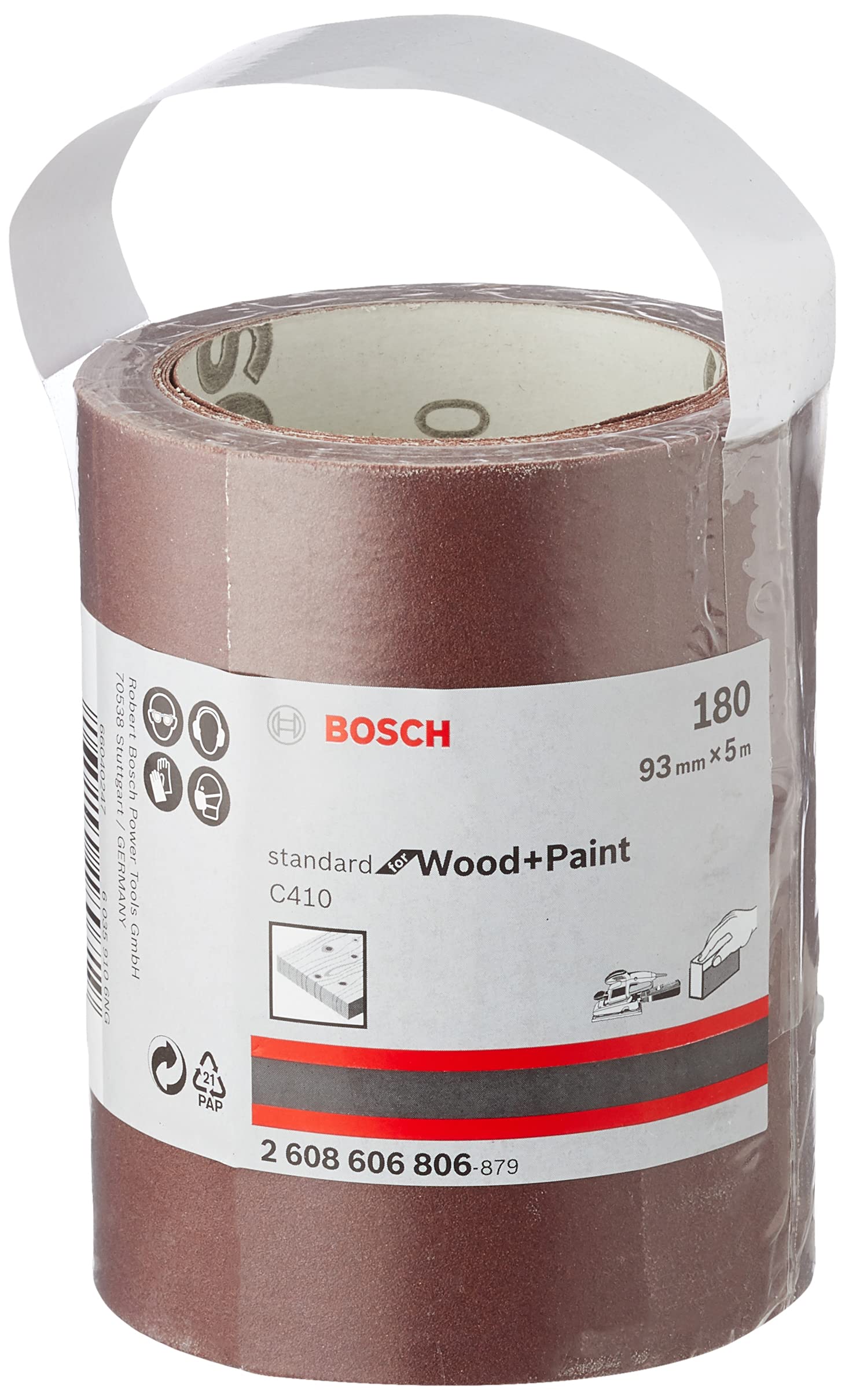 Bosch Abrasifs C410 rouleau abrasif grain 180 93mm x 5m