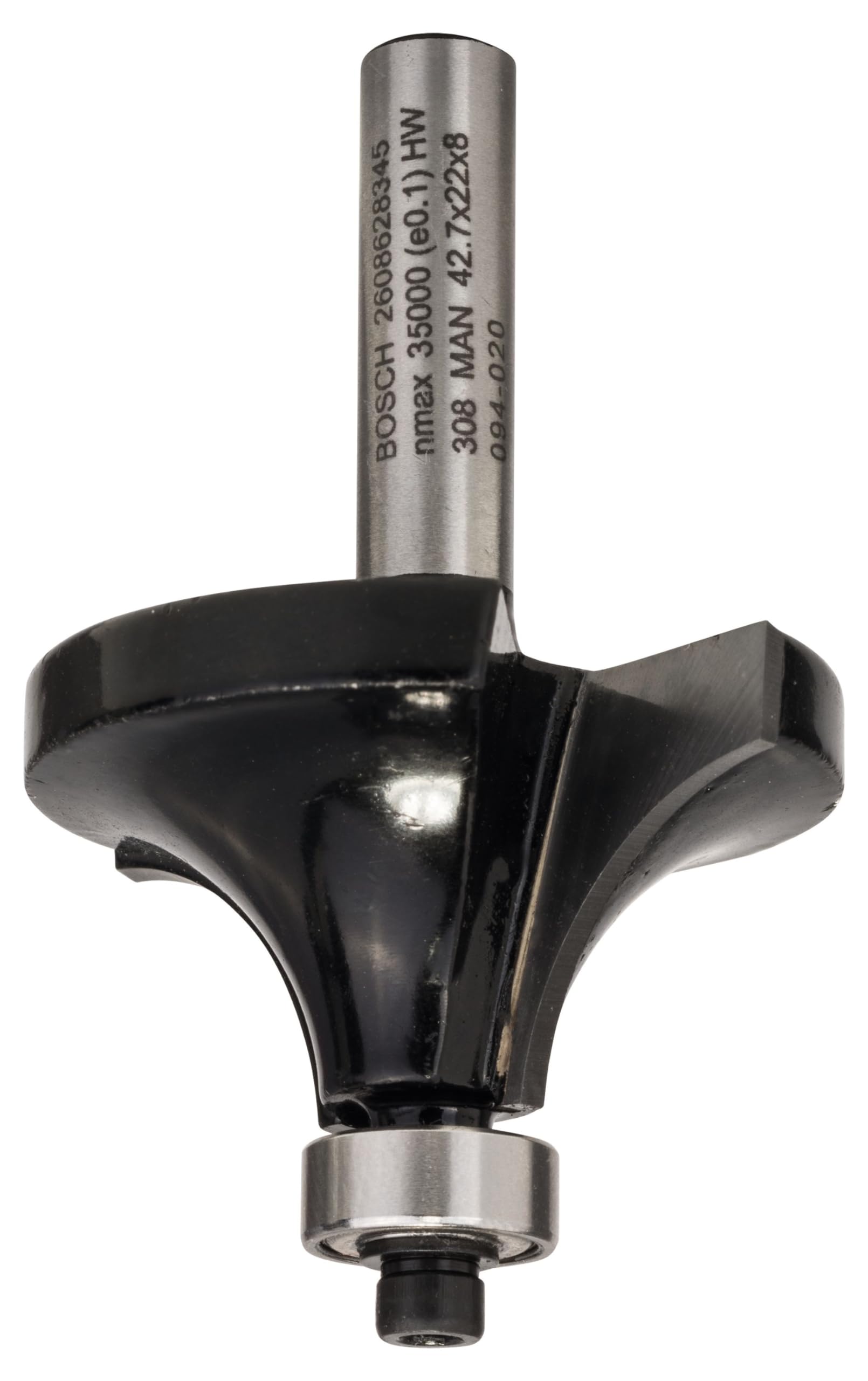 Bosch PRO fraise à arrondir R4 queue 8 mm pour bois