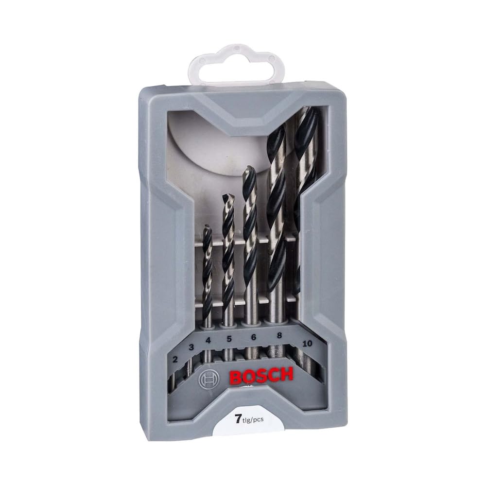 Bosch HSS PointTeQ set 7 forets Mini X-Line 2-10 mm