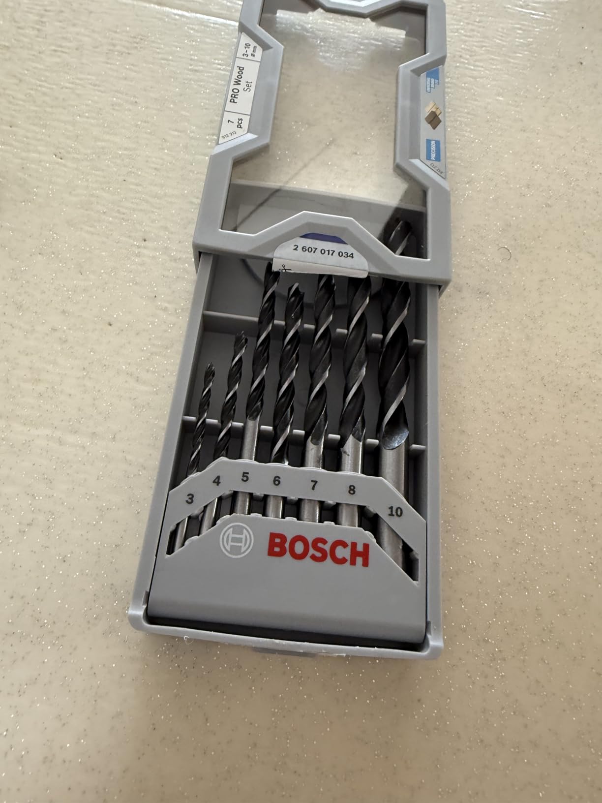 Bosch PRO Wood coffret forets bois 7 pièces 3-10 mm