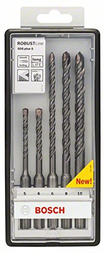 Bosch SDS plus-5 coffret forets béton 5/6/6/8/10 mm 5 pièces