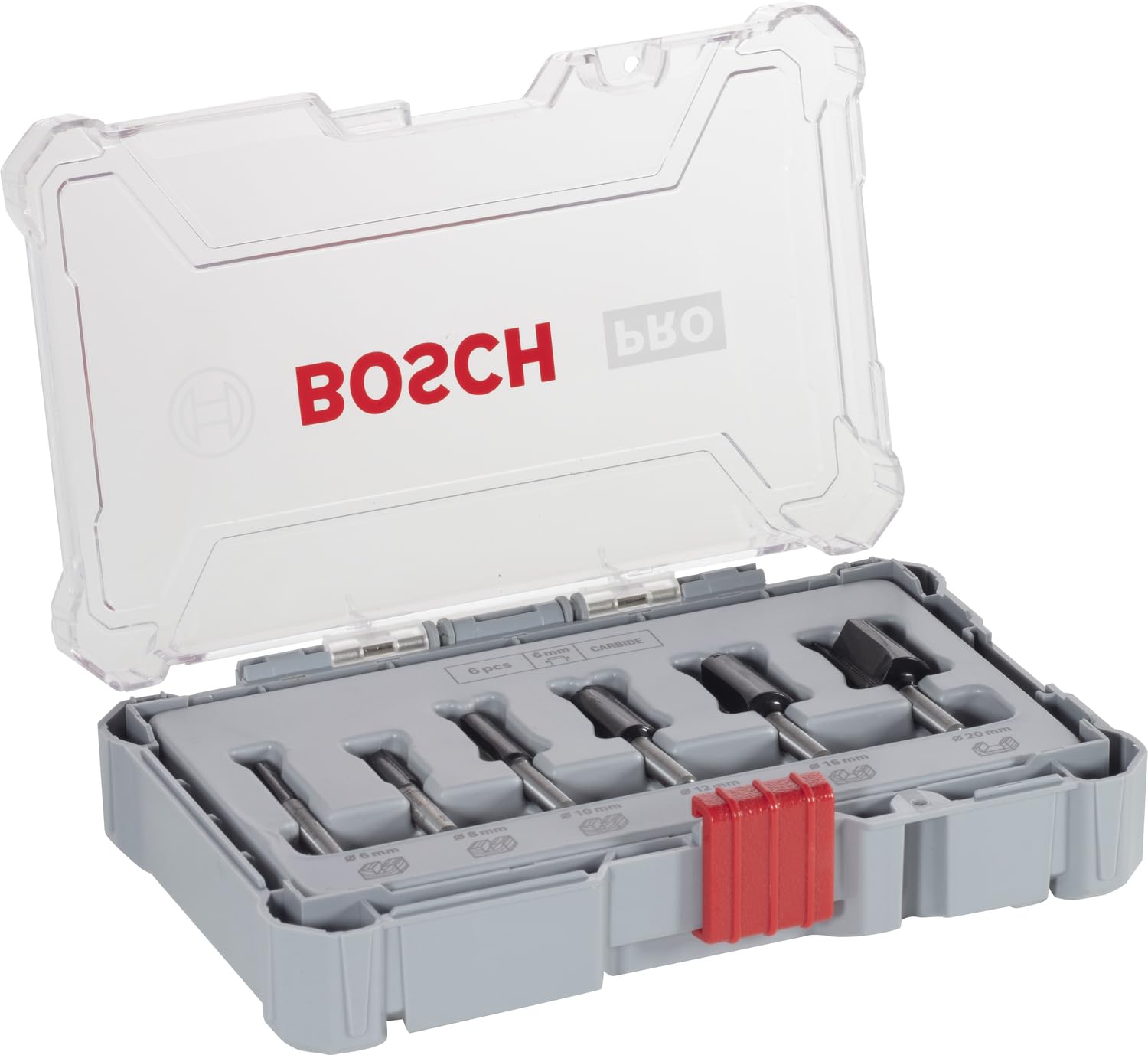 Bosch Fraises PRO Kit 15 Fraises Mixtes Bois 6,35 mm
