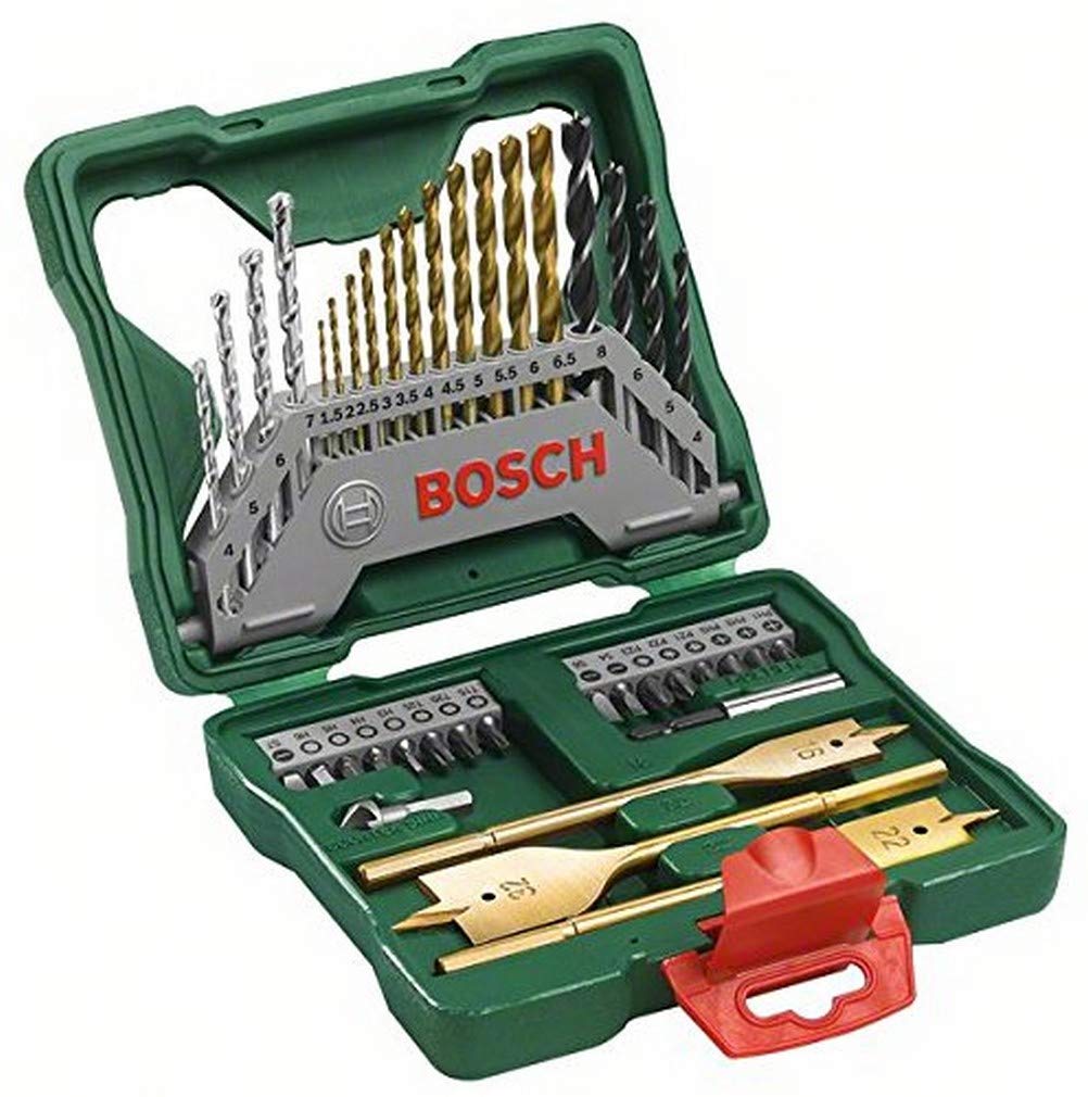 Bosch X-Line coffret forets embouts 50 pièces titane
