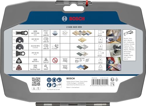 Bosch Renovation coffret lames Starlock multifonction 8 pcs